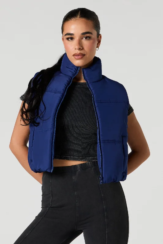 Women's waterproof parka coats with multiple pockets for practicalityZip-Up Puffer Vest Women's waterproof parka coats with multiple pockets for practicalityZip-Up Puffer Vest
