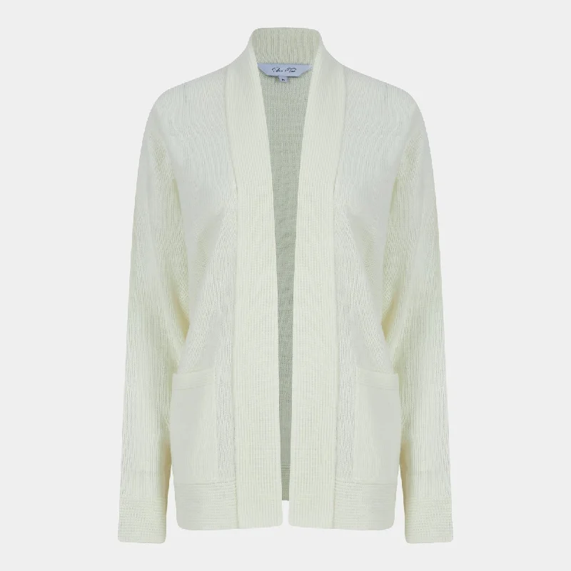 cropped women cardigan to pair with high - waisted jeansLadies Open Front Cardigan