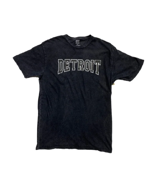 Long Sleeve Women T Shirt for Cooler WeatherInk Detroit Varsity Mineral Wash T-Shirt - Black Long Sleeve Women T Shirt for Cooler WeatherInk Detroit Varsity Mineral Wash T-Shirt - Black