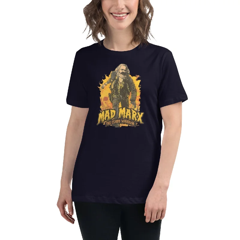 Sequined Women T Shirt for a Sparkly Night OutMad Marx - The Class Warrior - Women's T-Shirt Sequined Women T Shirt for a Sparkly Night OutMad Marx - The Class Warrior - Women's T-Shirt
