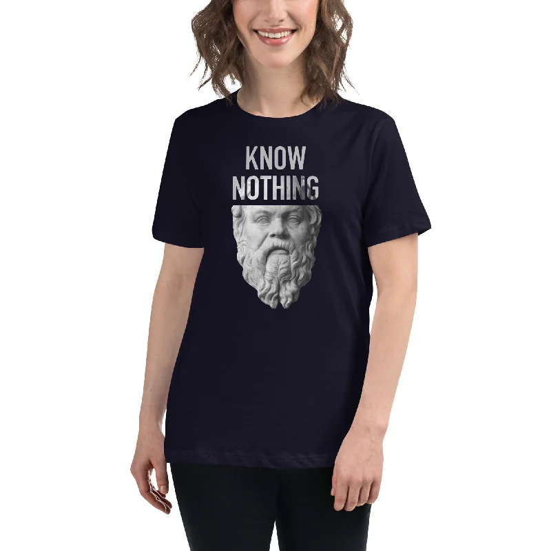 Sheer Women T Shirt for a Stylish and Alluring LookSocrates - Know Nothing - Women's T-Shirt Sheer Women T Shirt for a Stylish and Alluring LookSocrates - Know Nothing - Women's T-Shirt