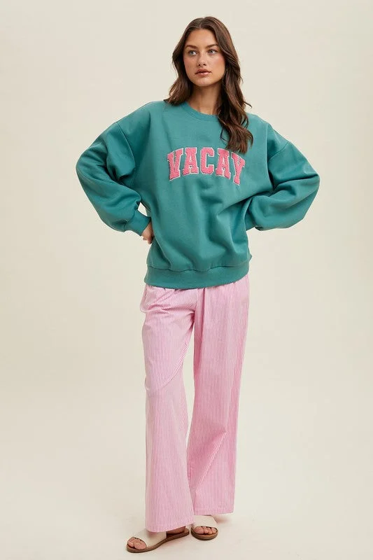 Plus Size Women's Sequined Sweaters for Special OccasionsVacay Pullover