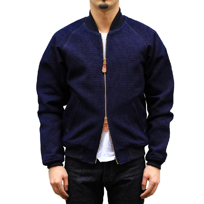 Oversized Denim Top for a Relaxed and Casual VibeOD+SDA "Kasezome" Indigo Sashiko Selvedge Bomber Jacket Oversized Denim Top for a Relaxed and Casual VibeOD+SDA "Kasezome" Indigo Sashiko Selvedge Bomber Jacket