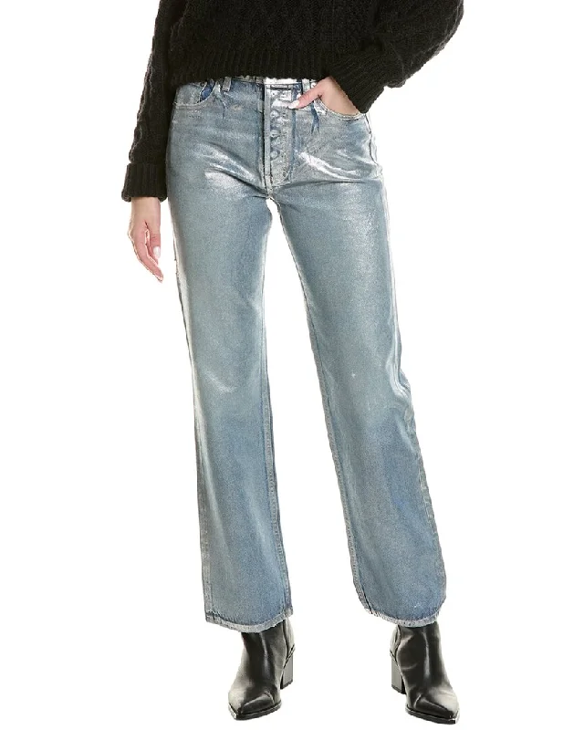 Women's cargo hiking pants Embroidered women jeans with intricate patterns EB DENIM High-Rise Silver Straight Jean Women's cargo hiking pants Embroidered women jeans with intricate patterns EB DENIM High-Rise Silver Straight Jean