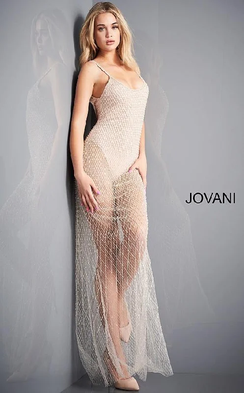 Bodycon dress with a cold - shoulder designJovani 04864 Prom Long Spaghetti Strap Sexy Dress Bodycon dress with a cold - shoulder designJovani 04864 Prom Long Spaghetti Strap Sexy Dress