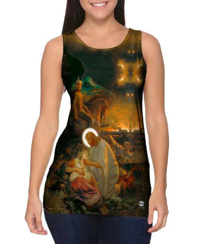 Women's Spaghetti Strap Tank Tops with Geometric PatternsCharles Ernest Butler - "Blood and Iron" (1916) Women's Spaghetti Strap Tank Tops with Geometric PatternsCharles Ernest Butler - "Blood and Iron" (1916)