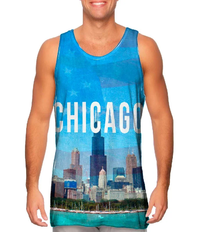 Square Neck Women's Organic Cotton Tank Tops in Earth TonesChicago Pride Willis Tower Square Neck Women's Organic Cotton Tank Tops in Earth TonesChicago Pride Willis Tower